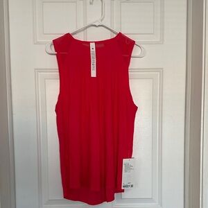 Lululemon Athletica Red Tank Top